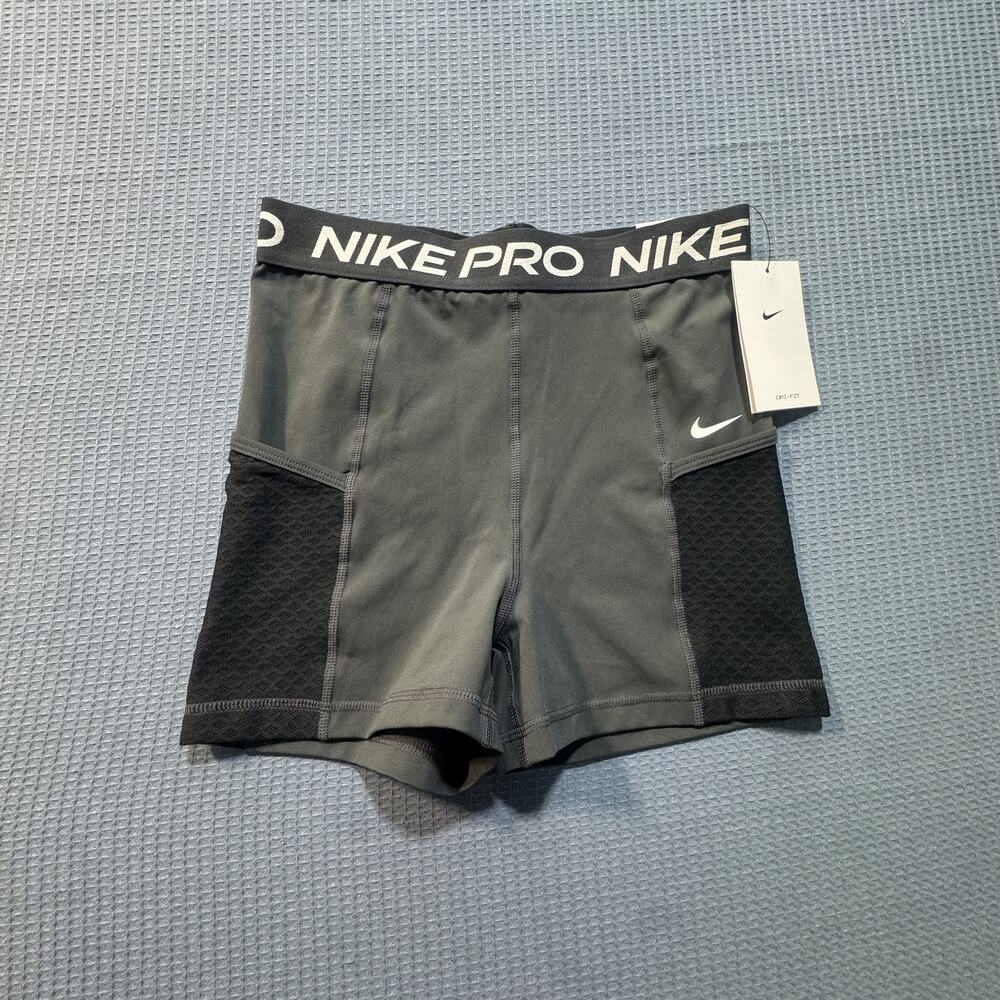Nike‎ Pro High-Waisted 3" Training Shorts With Pockets Women's Sz S Brand New
